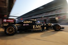 Jolyon Palmer - Lotus F1 Barcelona pre-season test (17)