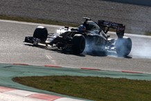 Jolyon Palmer - Lotus F1 Barcelona pre-season test (21)