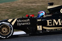 Jolyon Palmer - Lotus F1 Barcelona pre-season test (25)
