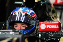 Jolyon Palmer - Lotus F1 Barcelona pre-season test (4)