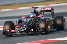 Jolyon Palmer - Lotus F1 Barcelona pre-season test (7)