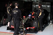 Jolyon Palmer - Lotus F1 Barcelona pre-season test (11)